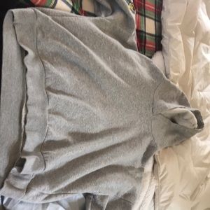 Grey embroidered hoodie from LA hearts size small